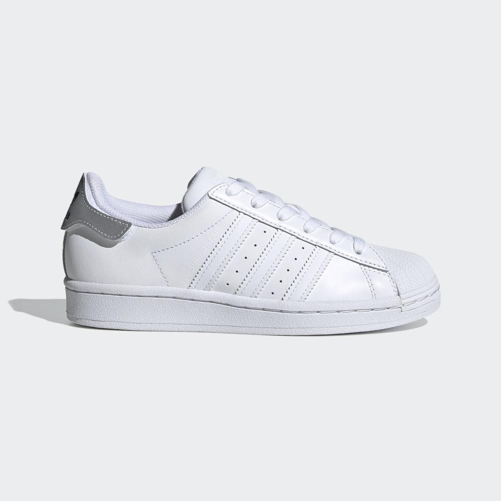 Adidas Boys' Superstar Originals Shoes White/Black Ireland FV3703